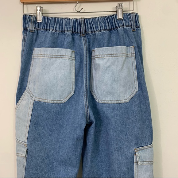 Forever 21 Size 28 Denim Cargo Joggers - Picture 11 of 11